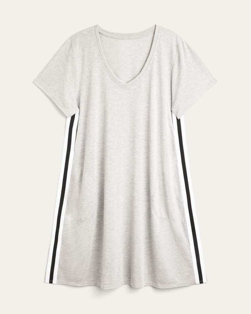 Front of plus size Vivianne T-Shirt Dress by Marc NY | Dia&Co | dia_product_style_image_id:189395